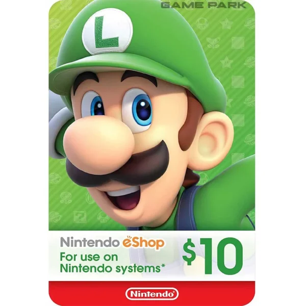 EShop 10 USD Nintendo Gift Card USA [Digital Code]