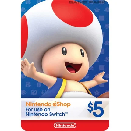 EShop 5 USD Nintendo Gift Card USA [Digital Code]