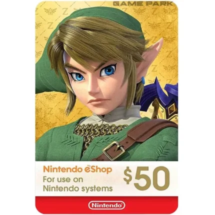 EShop 50 USD Nintendo Gift Card USA [Digital Code]