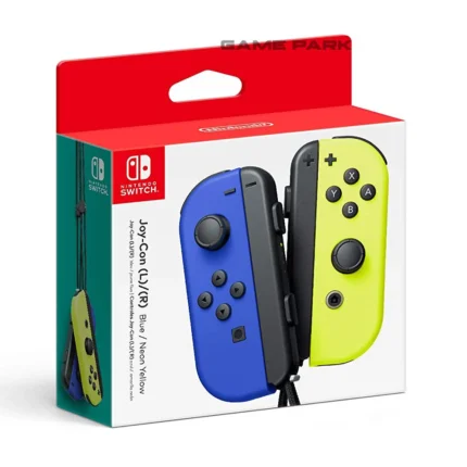 Nintendo Switch JoyCon Blue and Yellow