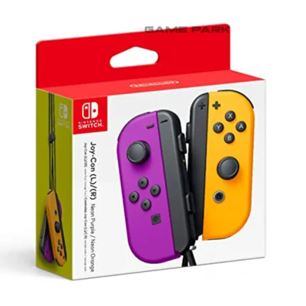 Nintendo Switch JoyCon Purple Orange