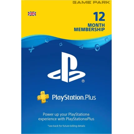 Playstation Plus 1 Year UK Subscription