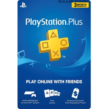 PS Plus 3 Month USA Membership Subscription