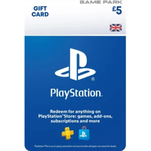 PSN 5 POUND Gift Card UK [Digital Code]