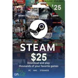 Steam Gift Card 25 USD Global