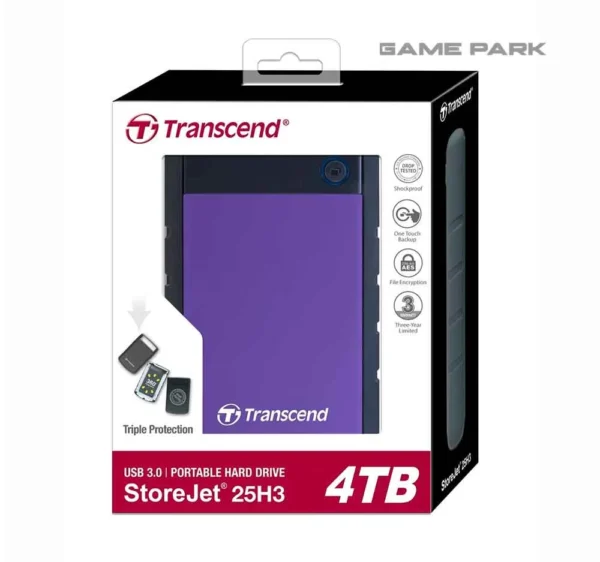 Transcend StoreJet 4TB Portable Hard Drive