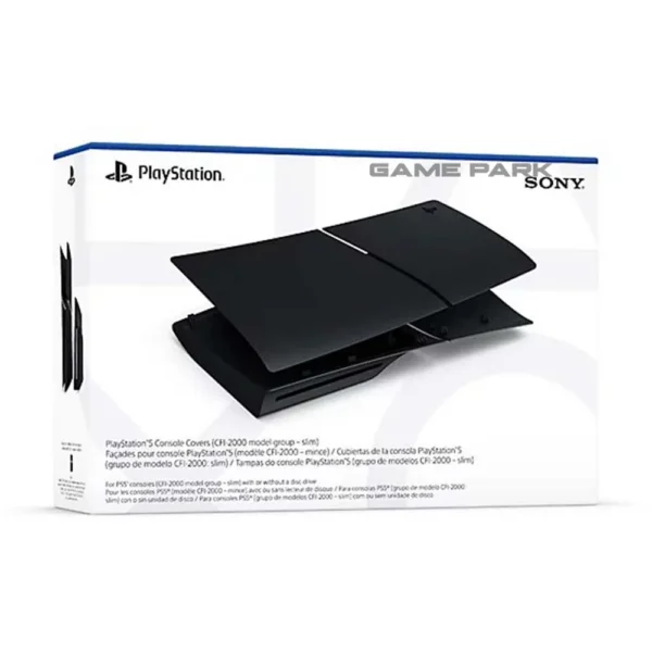 PS5 Slim Console Covers Midnight Black Face-plate