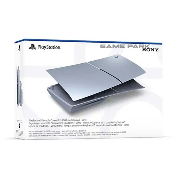 PS5 Slim Console Covers Sterling Silver Face-plate