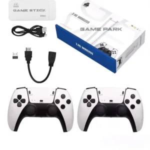 2.4G M15 Game Stick 4K 64GB with Dual Wireless Retro Games