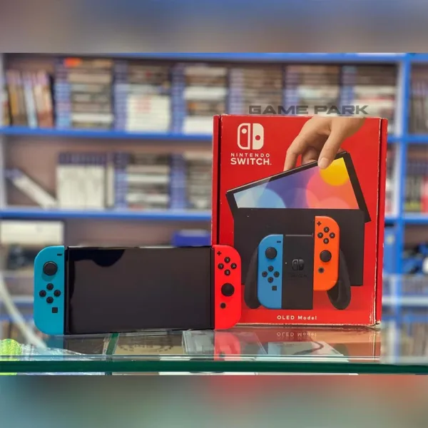 Nintendo Switch OLED Used Red Blue