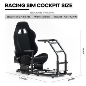 Racing Wheel Stand with Seat For Logitech PXN & Thrustmater