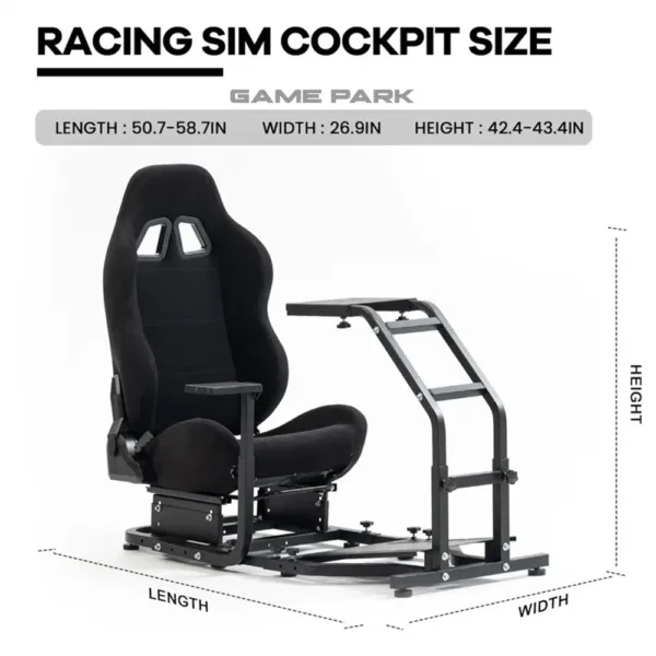 Racing Wheel Stand with Seat For Logitech PXN & Thrustmater
