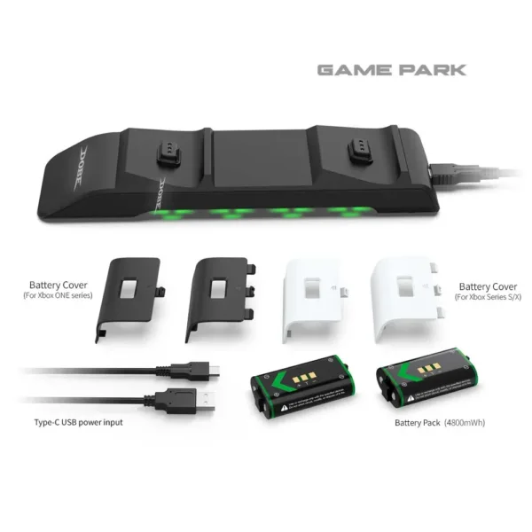 DOBE XBOX Controller Dual Charging Kit TYX-2612