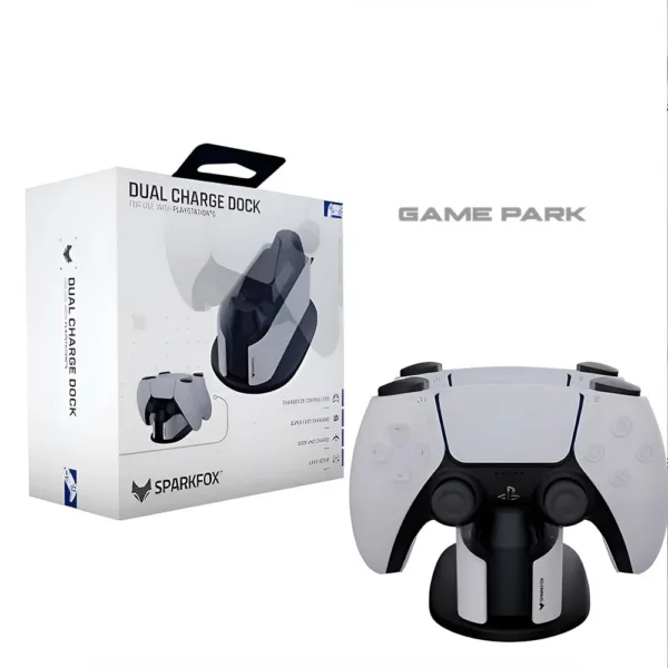 SparkFox PS5 Dual Controller Charging Dock W20P504